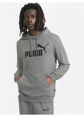 Худі Ess Big Logo Hoodie Medium Gray Heather Puma (260633921)