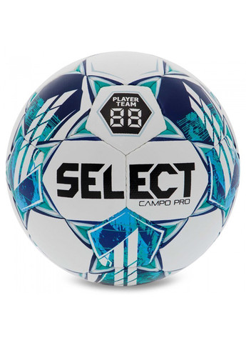 М'яч футбольний FB Campo PRO v23 біло-синій Select (260633774)