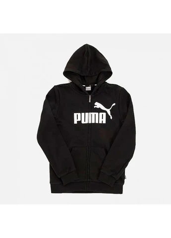 Толстовка дитяча ESS Big Logo FZ Hoodie Black Чоний Puma (260633621)