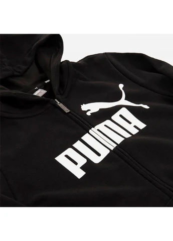 Толстовка дитяча ESS Big Logo FZ Hoodie Black Чоний Puma (260633621)