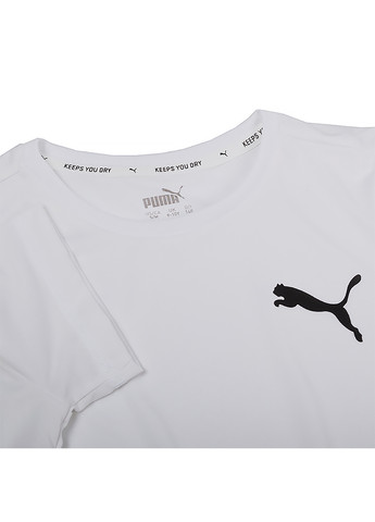 Біла демісезонна дитяча футболка active small logo tee білий Puma