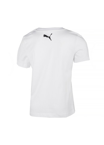 Белая демисезонная детская футболка basketball tee белый Puma