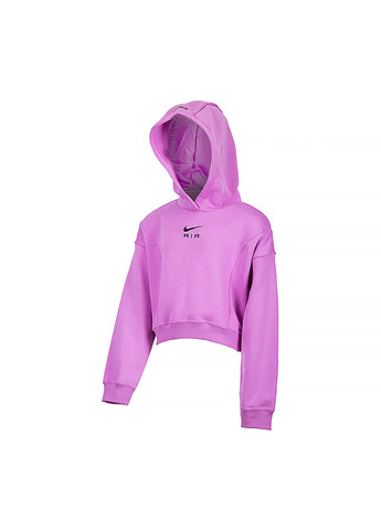 Детское Худи G NSW AIR CROP HOODIE Фиолетовый Nike (260633889)