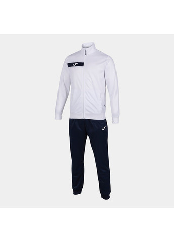 Мужской спортивный костюм COLUMBUS TRACKSUIT белый, синий Joma (260644336)