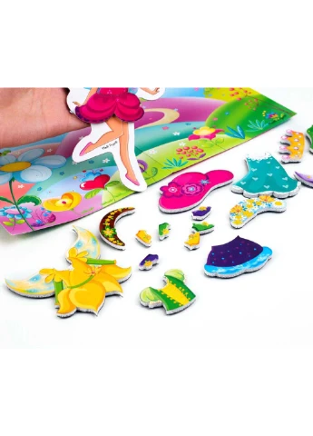 Магнітна гра для дітей "Фея" VT3204-28 у папці Vladi toys (260643535)