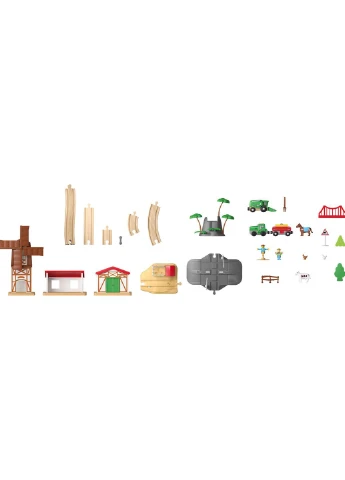 Ігровий дерев'яний потяг Сільська місцевість Playtive (260644167)