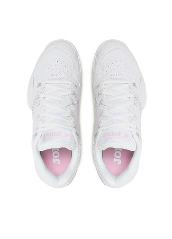 Білі осінні кросівки жіночі master 1000 lady white/pink білий, рожевий Joma
