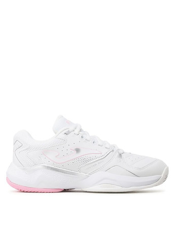Белые демисезонные кроссовки женские master 1000 lady white/pink белый, розовый Joma