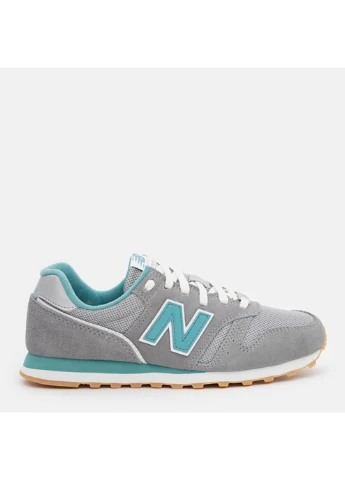 Женские Кроссовки 3 Серый New Balance синие демисезоны (260659259)
