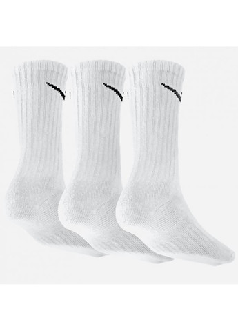 Шкарпетки 3Ppk Value No Show Білий Чорний Сірий 3 пари Nike (260658980)