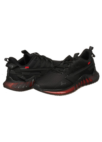 Черные демисезонные текстильные мужские кроссовки 7299-1c Baas