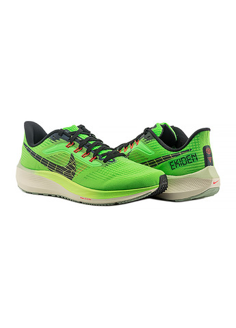Салатовые демисезонные мужские кроссовки air zoom pegasus 39 салатовый Nike