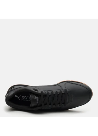 Черные демисезонные кроссовки муж. st runner v3 черный Puma