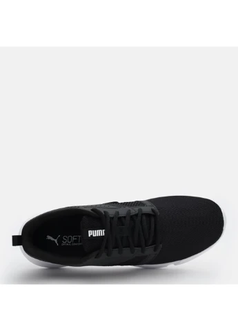 Черные демисезонные мужские кроссовки для бега interflex modern black-white Puma