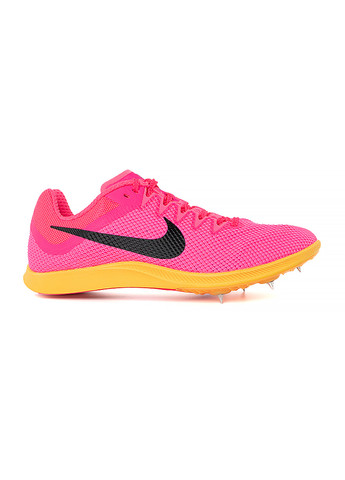 Розовые демисезонные мужские кроссовки zoom rival distance розовый Nike