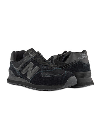 Черные демисезонные мужские кроссовки 574 classic gl черный New Balance