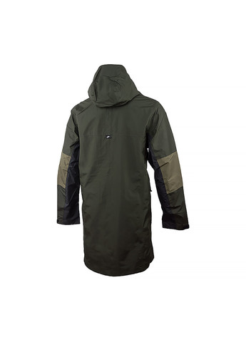 Оливковая (хаки) демисезонная мужская куртка m nsw sfadv shell hd parka хаки l (dm5497-355 l) Nike