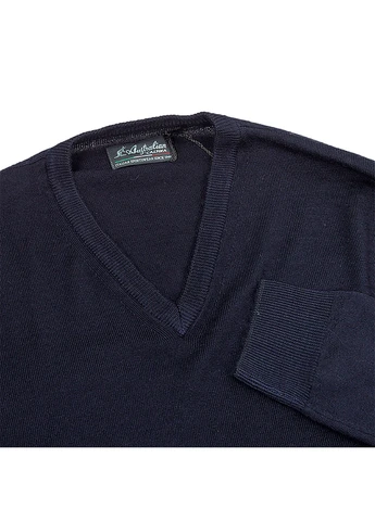 Чоловіча Кофта AUSTRAIAN Sweater Merinos V Neck Синій Australian (260761659)