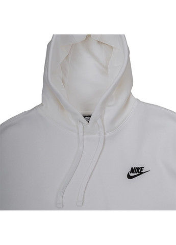 Чоловіча Толстовка CLUB HOODIE PO BB Білий Nike (260763370)
