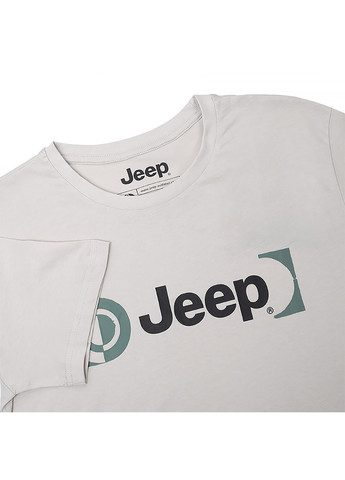 Серая мужская футболка t-shirt paintbrush j22w серый m (o102590-j863 m) Jeep