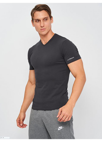 Сіра футболка t-shirt mezza manica scollo v темно-сірий чол 2xl k1311 antracite 2xl Kappa