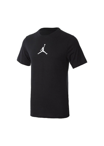 Чорна чоловіча футболка nike m j jumpman dfct ss crew чорний 2xl (cw5190-010 2xl) Jordan