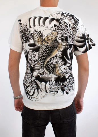 Біла чоловіча футболка carp spirit white s (28972111) No Brand