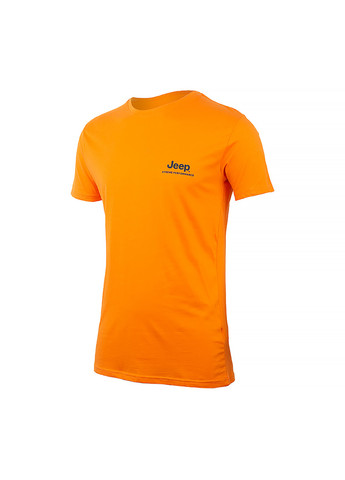 Помаранчева чоловіча футболка t-shirt seek&discovery back vertical print jx22a помаранчевий s (o102628-o288 s) Jeep