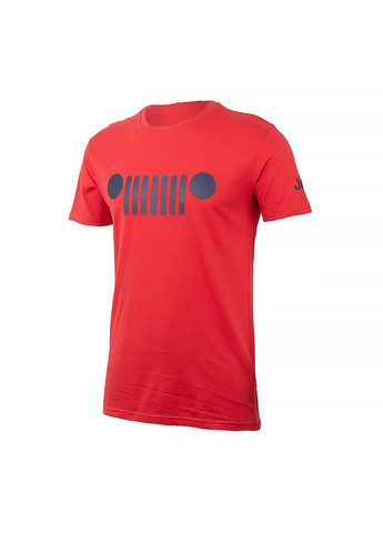 Красная мужская футболка t-shirt grille j22w красный m (o102583-r701 m) Jeep