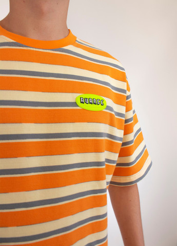 Помаранчева чоловіча футболка auance l yellow (28972662 l) No Brand