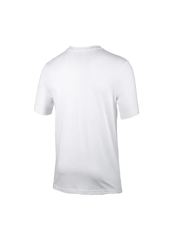 Біла чоловіча футболка m nsw tee icon swoosh білий xl (dc5094-100 xl) Nike