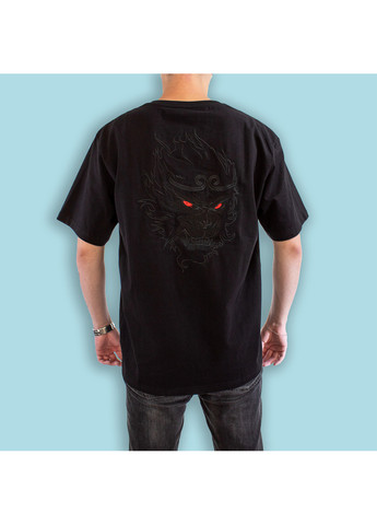 Чорна чоловіча футболка nightmare black s (28972144) No Brand