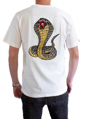 Белая мужская футболка jealous cobra m white (28972431 m) No Brand