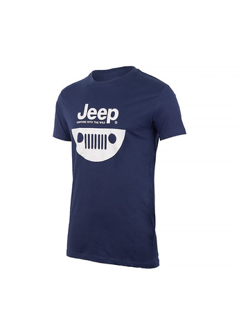 Синяя мужская футболка t-shirt &grille синий m (o102584-k876 m) Jeep