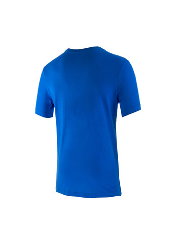 Синяя мужская футболка m nk swsh ftbl sccr tee синий s (dh3890-480 s) Nike