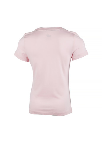 Розовая демисезонная детская футболка ess logo tee розовый Puma