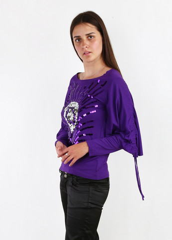 Фиолетовая демисезонная блуза Zeren