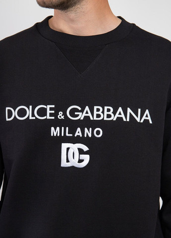 Черный хлопковый свитшот Milano Dolce & Gabbana - крой черный кэжуал - (260668856)