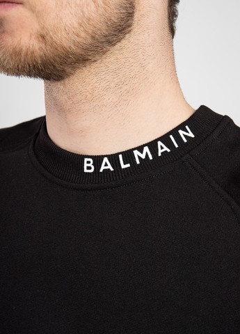 Світшот Balmain - крій чорний кежуал - (260668841)