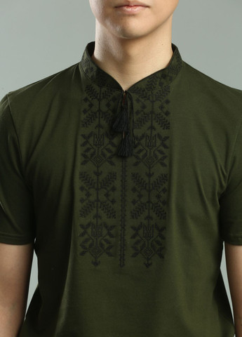 Мужская футболка с вышивкой "Тризуб" Melanika (260736054)