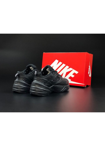 Чорні Осінні чоловічі кросівки чорні «no name» Nike M2k Tekno