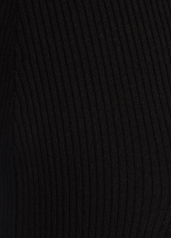 Черное вечернее платье Bershka однотонное