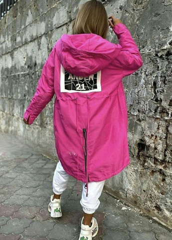Рожева демісезонна куртка-парка Sofia