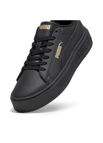 Черные кроссовки smash platform v3 sneakers women Puma