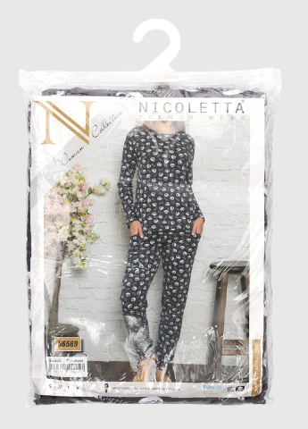 Графитовая всесезон пижама Nicoletta