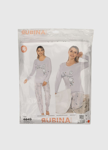 Сиреневая всесезон пижама Rubina