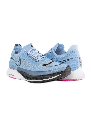 Синій чоловічі кросівки zoomx streakfly блакитний демісезон Nike