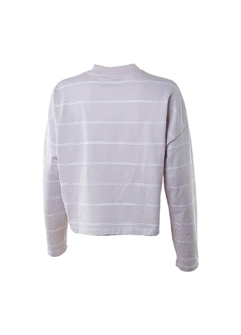Жіноча Кофта W NSW JSY STRIPE LS TOP Рожевий Nike (260793189)