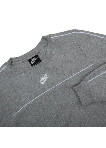Женская Кофта W NSW MLNM ESSNTL FLC CREW Серый Nike (260795920)