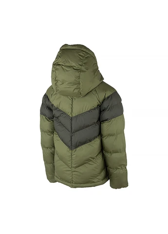 Оливковая (хаки) демисезонная детская куртка k nsw synfl hd jkt хаки Nike